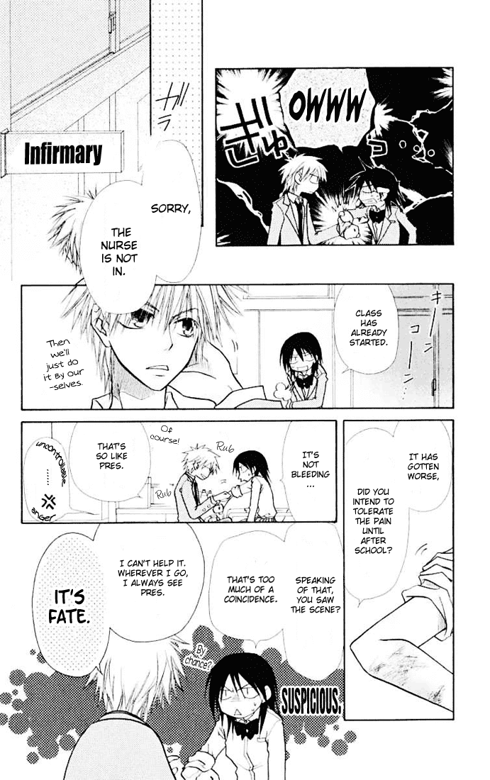 Kaichou wa Maid-sama! Chapter 11 page 23 - Chapter 11: What colour is Misaki? Natural colour?