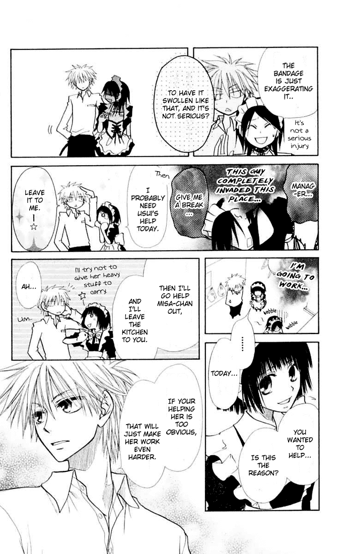 Kaichou wa Maid-sama! Chapter 11 page 27 - Chapter 11: What colour is Misaki? Natural colour?