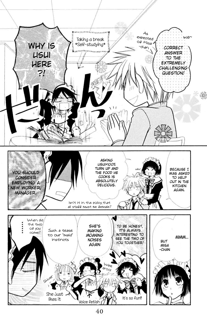 Kaichou wa Maid-sama! Chapter 11 page 5 - Chapter 11: What colour is Misaki? Natural colour?