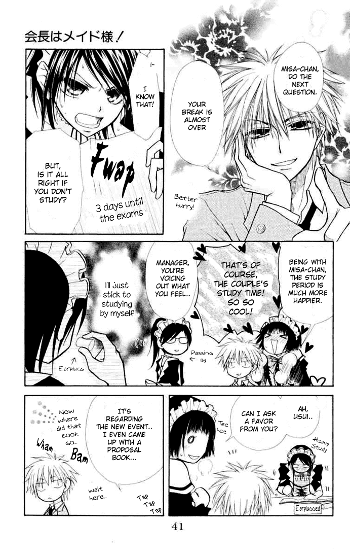 Kaichou wa Maid-sama! Chapter 11 page 6 - Chapter 11: What colour is Misaki? Natural colour?