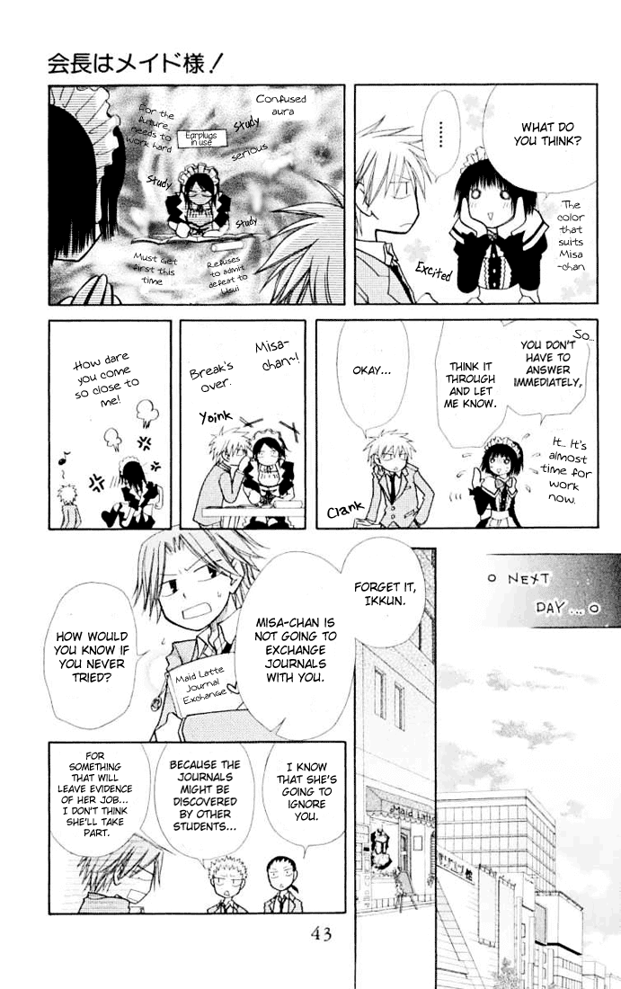 Kaichou wa Maid-sama! Chapter 11 page 8 - Chapter 11: What colour is Misaki? Natural colour?