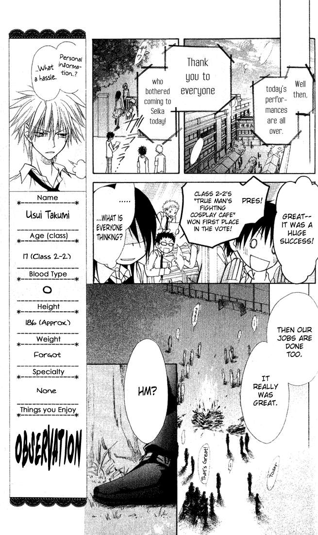 Kaichou wa Maid-sama! Chapter 2 page 37 - Chapter 2: A Maid Even At The School Festival