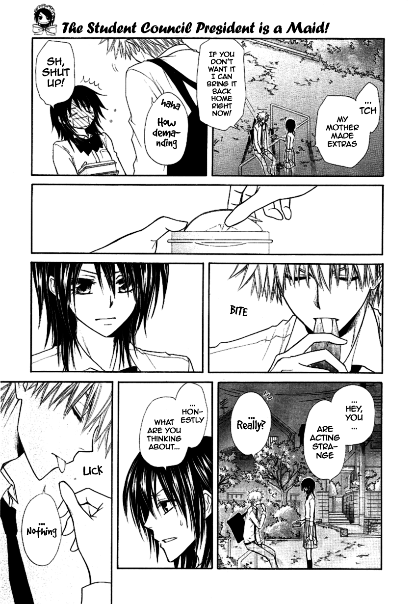 Kaichou wa Maid-sama! Chapter 35 page 25 - Chapter 35: The Message between His Eyes