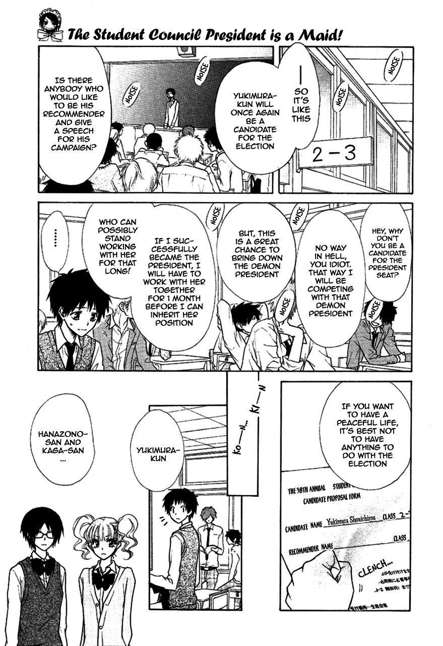 Kaichou wa Maid-sama! Chapter 36 page 8 - Chapter 36: Seika High's student council is in a big pinChapter ..!?