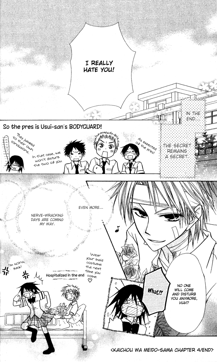 Kaichou wa Maid-sama! Chapter 4 page 29 - Chapter 4: Misaki shishou