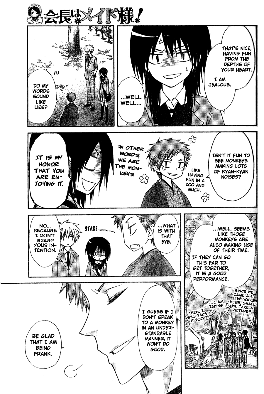 Kaichou wa Maid-sama! Chapter 61 page 22 - Chapter 61: Boys Forbidden, Girls Talk
