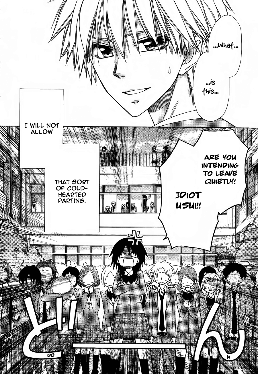 Kaichou wa Maid-sama! Chapter 64 page 26 - Chapter 64: Goodbye....Usui