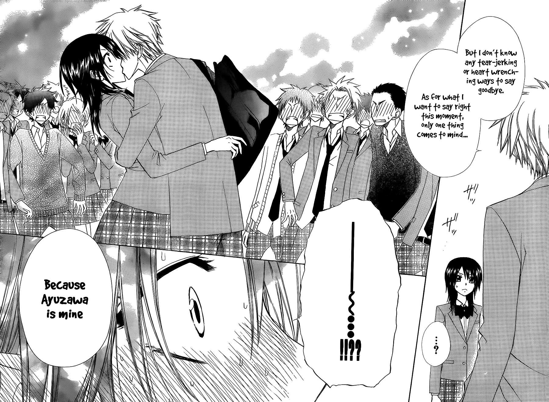 Kaichou wa Maid-sama! Chapter 64 page 28 - Chapter 64: Goodbye....Usui