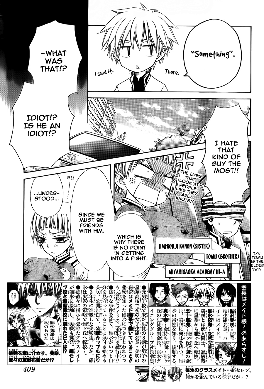Kaichou wa Maid-sama! Chapter 66 page 13 - Chapter 66: Formidable!? Usui's peer