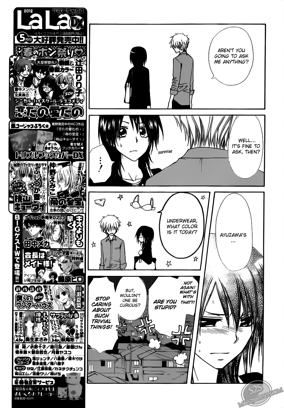 Kaichou wa Maid-sama! Chapter 70 page 10 - Chapter 70: Secret Campus Battle: The Best Popularity "The Idiot, the Delinquent and the Madonna