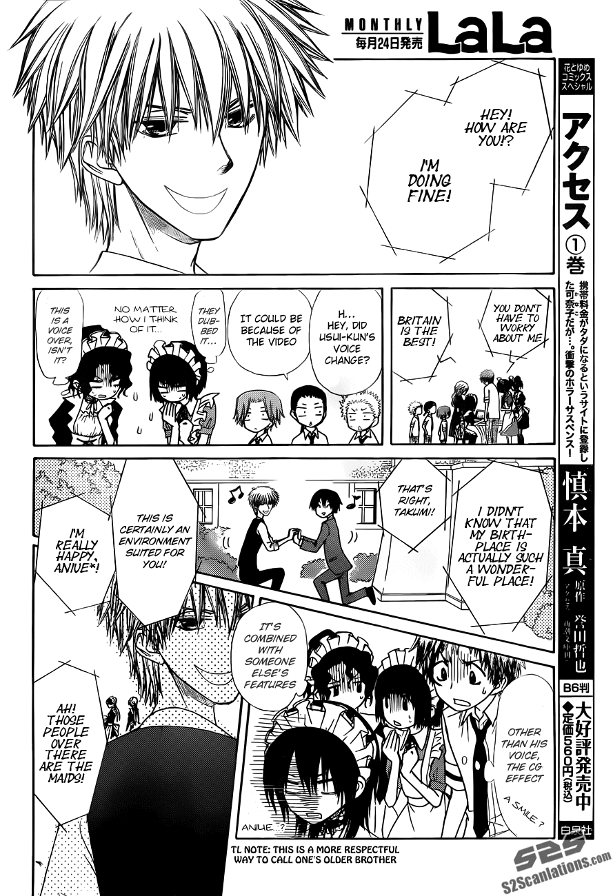 Kaichou wa Maid-sama! Chapter 73 page 21 - Chapter 73: The Master is heading to Britain ?