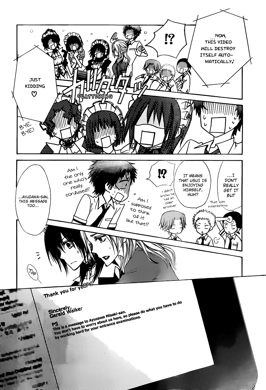 Kaichou wa Maid-sama! Chapter 73 page 23 - Chapter 73: The Master is heading to Britain ?