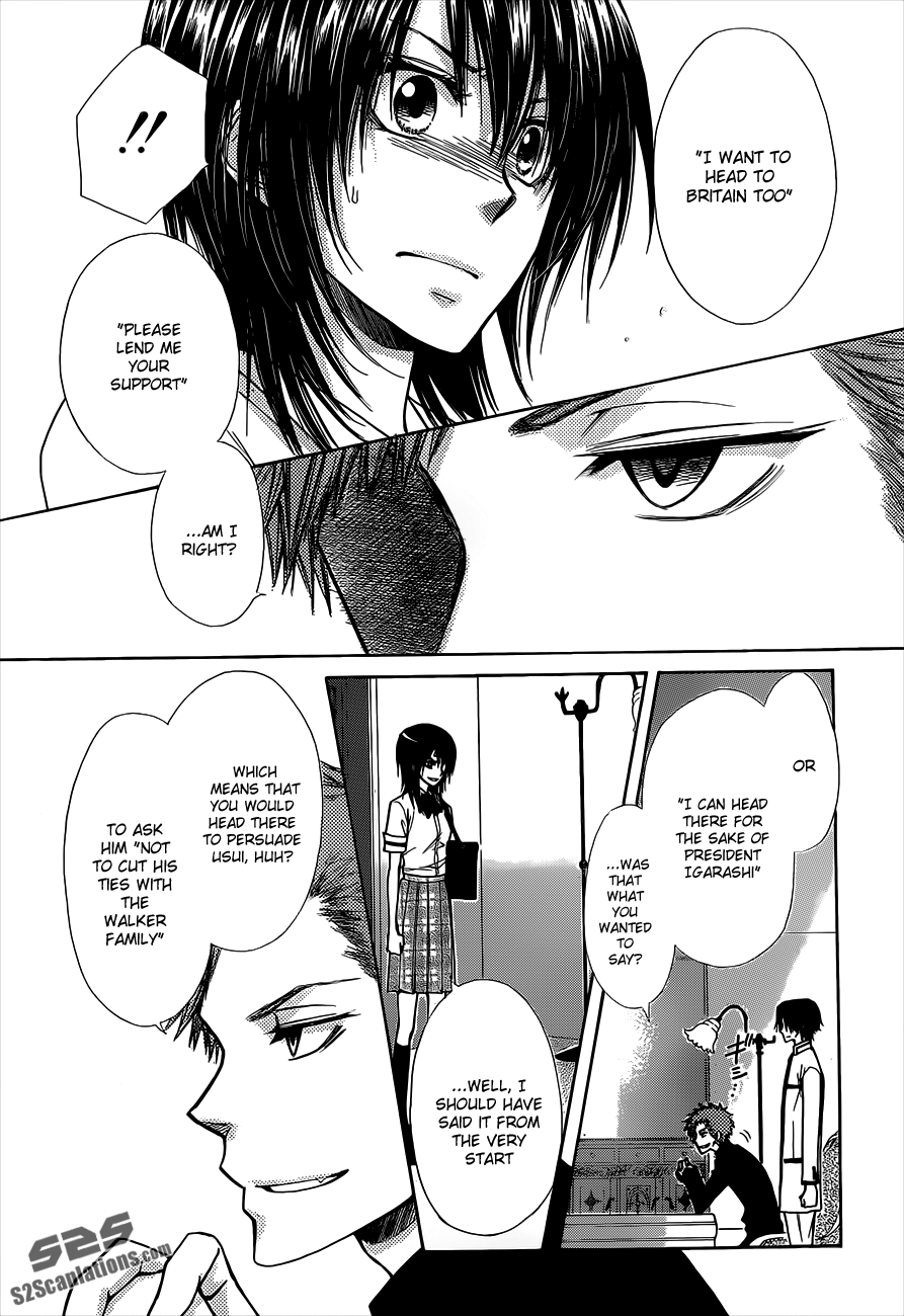 Kaichou wa Maid-sama! Chapter 74 page 21 - Chapter 74: I will go to Britain