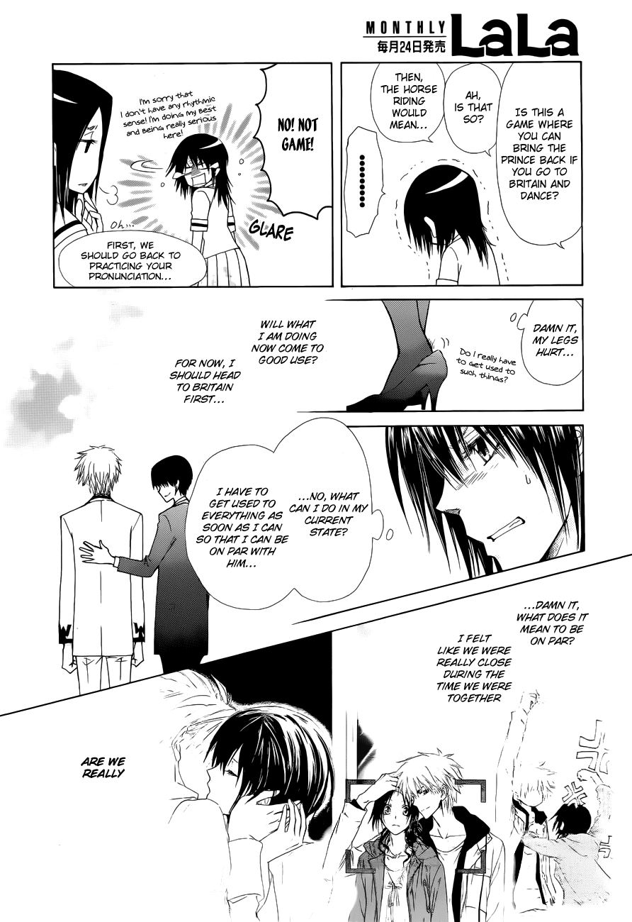 Kaichou wa Maid-sama! Chapter 75 page 18 - Chapter 75: The Master and the Maid, Overcoming the Distance, their Thoughts Meet...