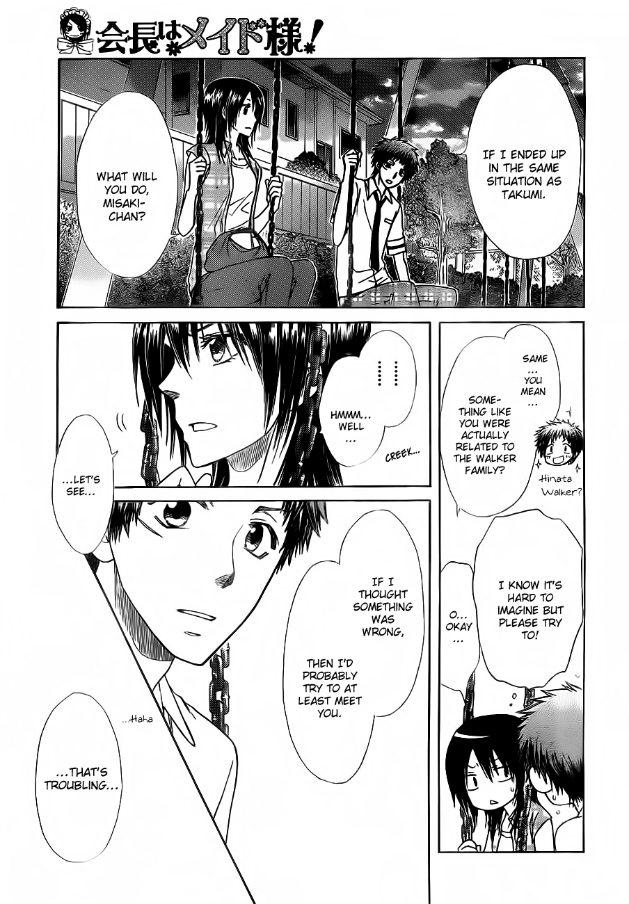 Kaichou wa Maid-sama! Chapter 76 page 19 - Chapter 76: Master, Do You Wish To Be Stepped on by Me So Much?
