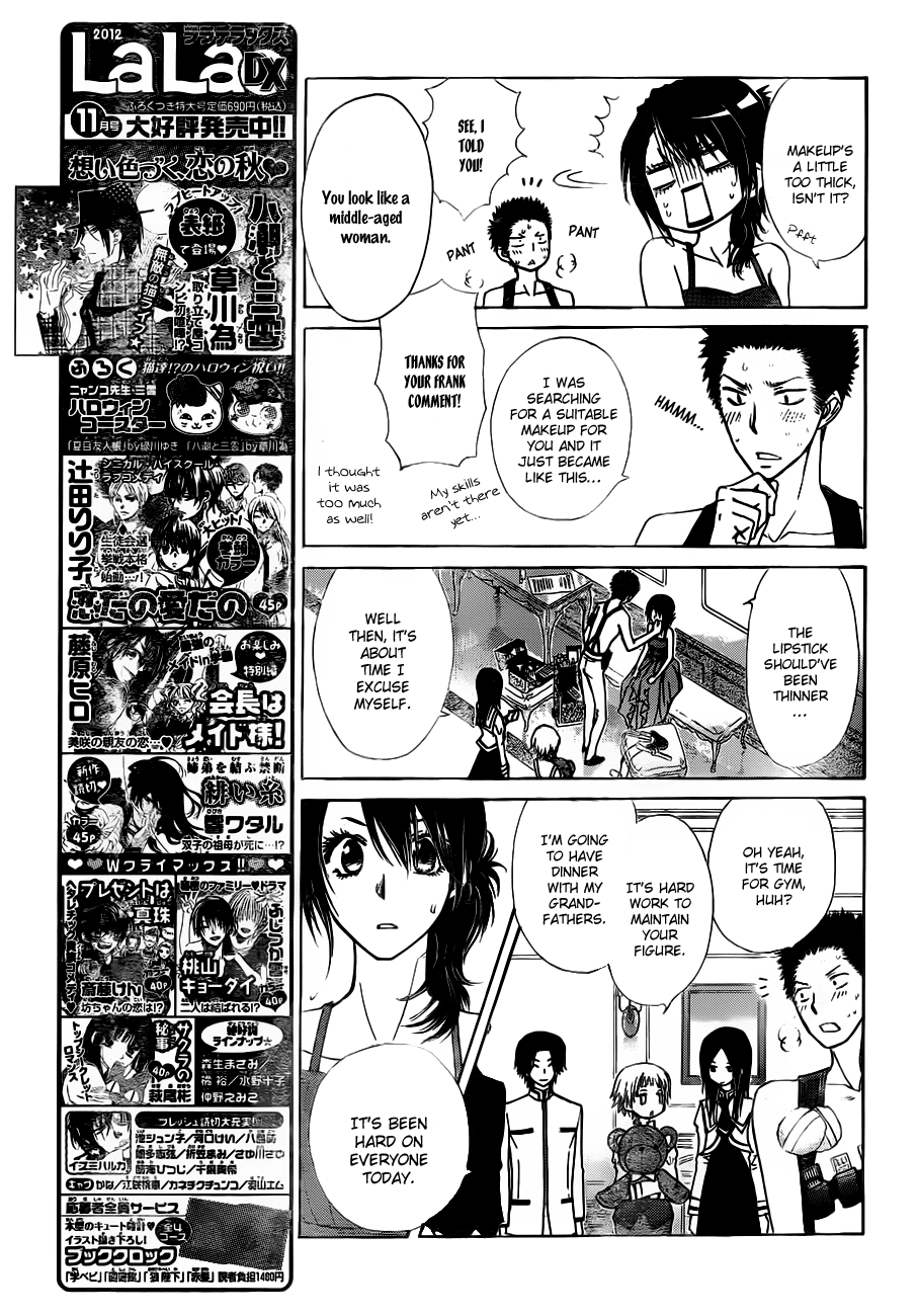 Kaichou wa Maid-sama! Chapter 76 page 25 - Chapter 76: Master, Do You Wish To Be Stepped on by Me So Much?