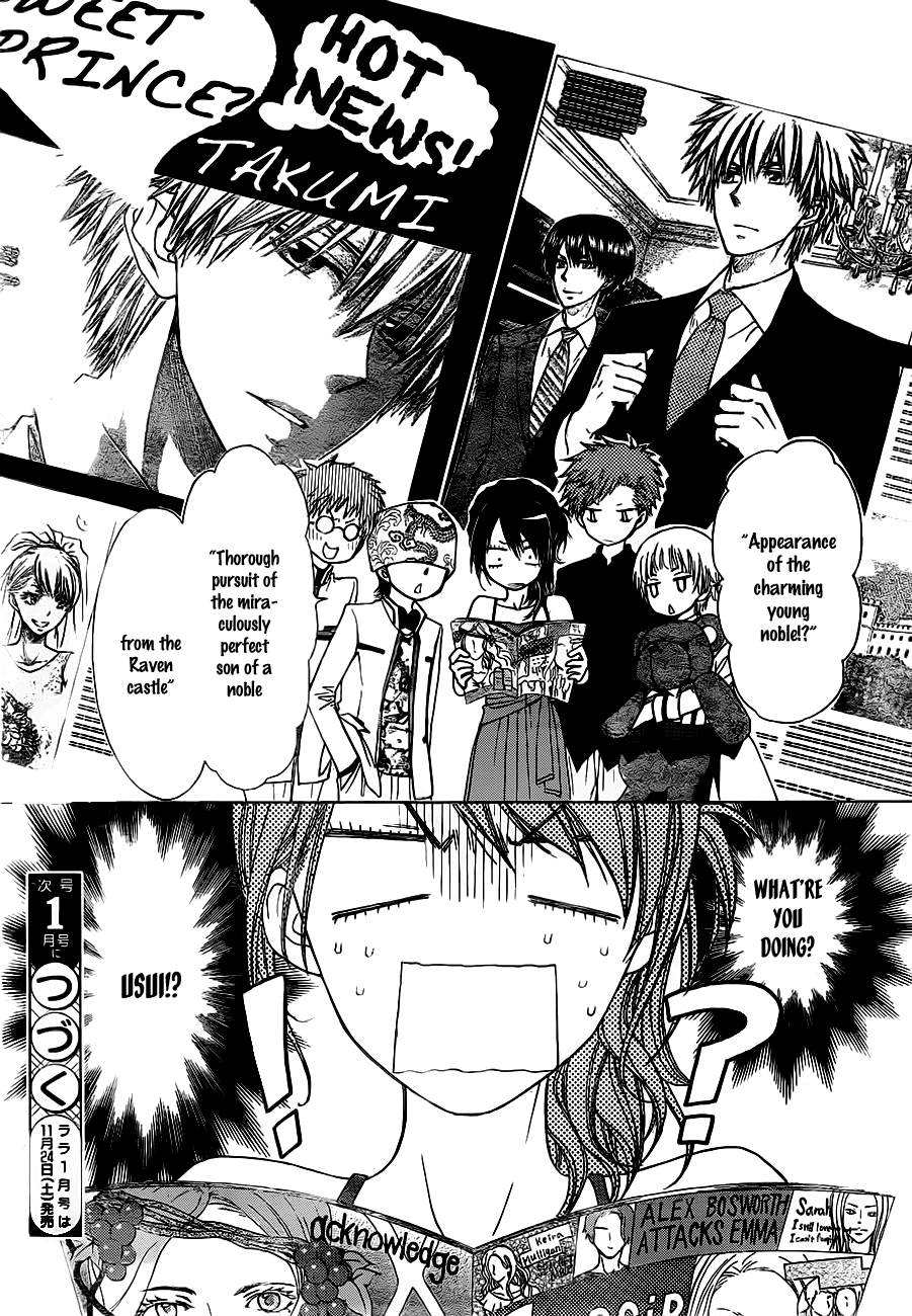 Kaichou wa Maid-sama! Chapter 76 page 37 - Chapter 76: Master, Do You Wish To Be Stepped on by Me So Much?