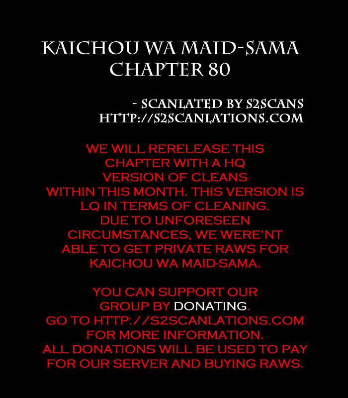 Kaichou wa Maid-sama! Chapter 80 page 35 - Chapter 80: Two Masters and a Maid