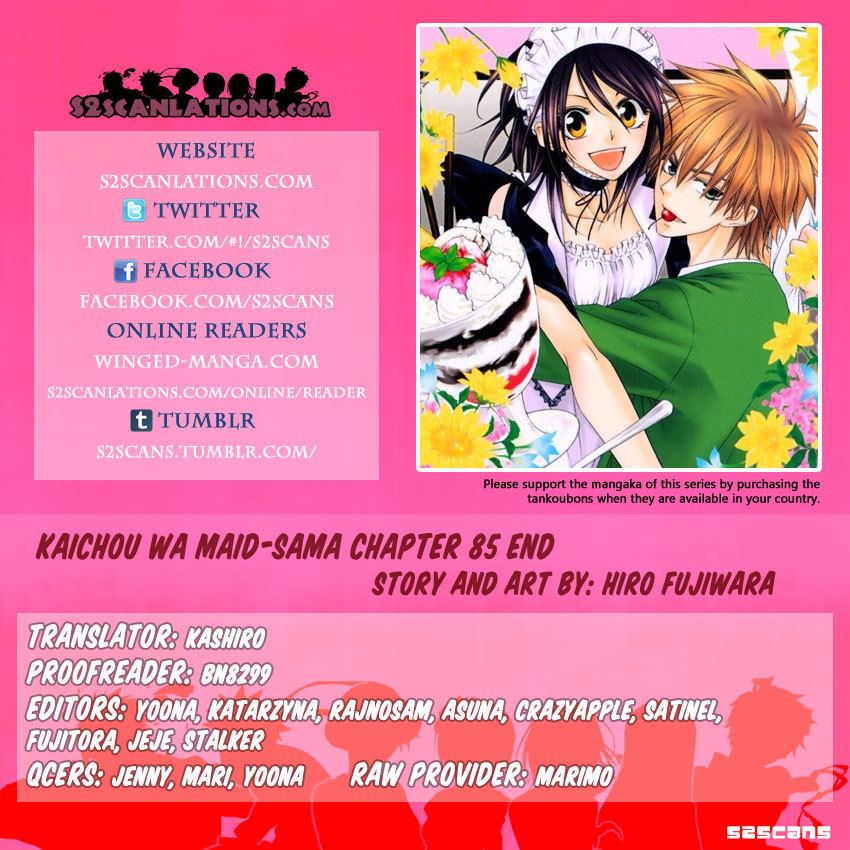 Kaichou wa Maid-sama! Chapter 85 page 50 - Chapter 85: The Strongest Maid on Campus! [END]