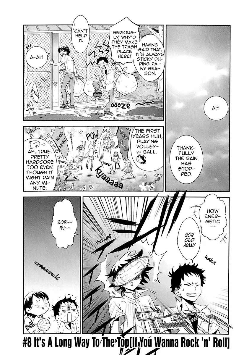 Kaidan Tochuu no Big Noise Chapter 8 page 2 - Chapter 8: It's a Long Way to the Top (If You Wanna Rock 'n' Roll)
