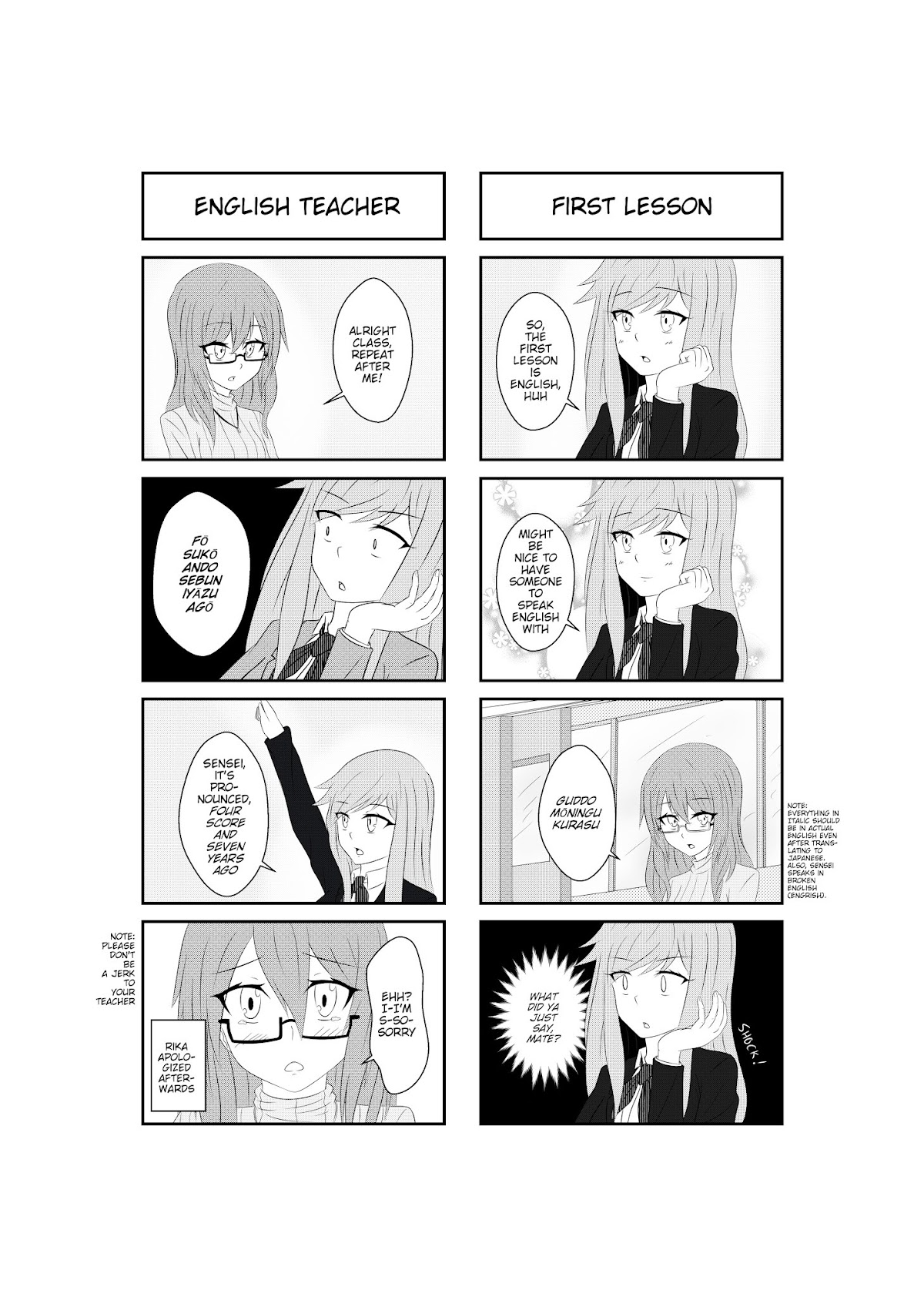 Kaigai Joshikousei Chapter 0 page 10 - Chapter 0 : Oneshot (revised)