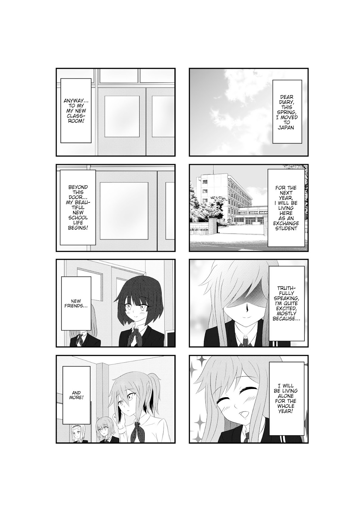 Kaigai Joshikousei Chapter 0 page 3 - Chapter 0 : Oneshot (revised)