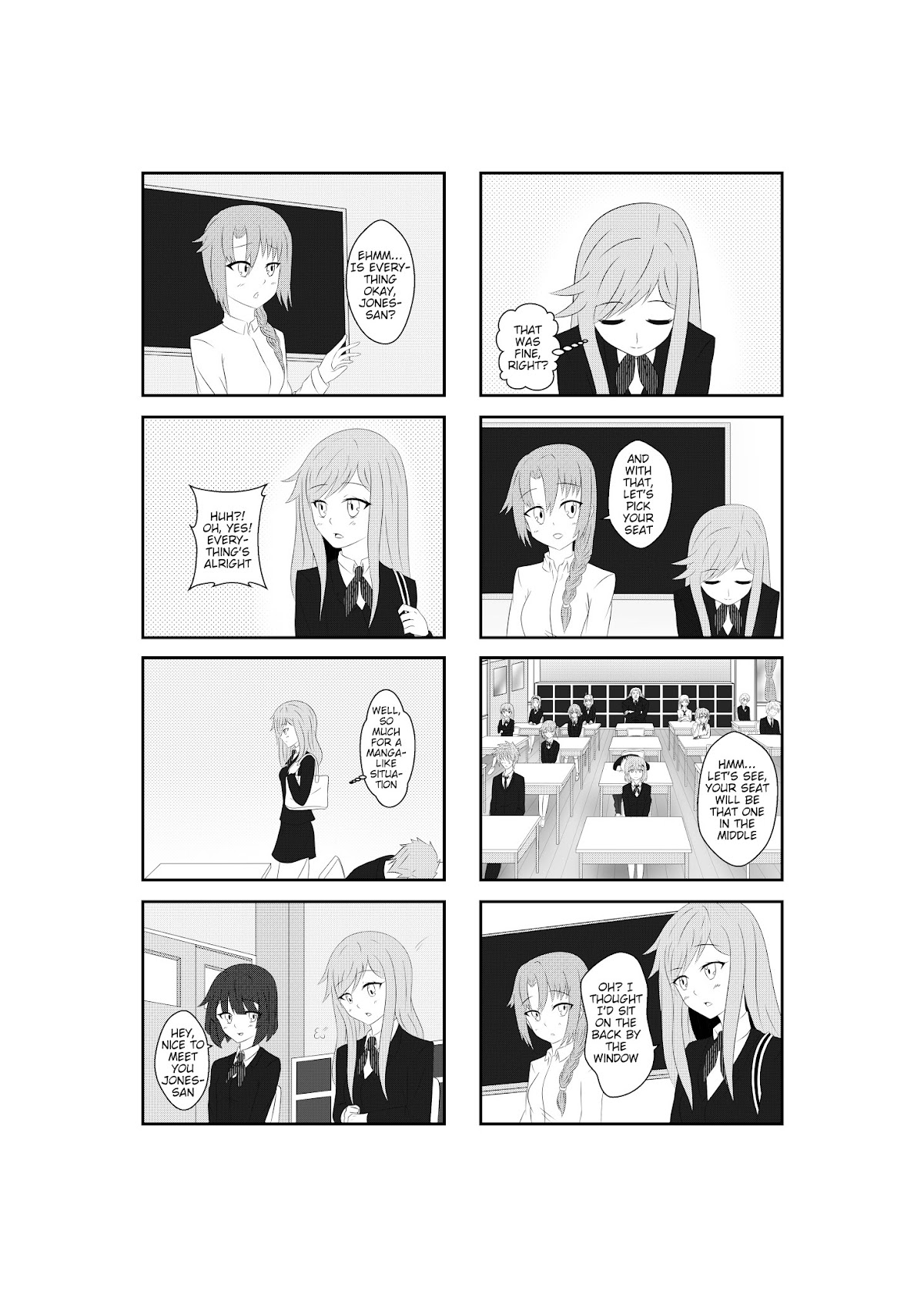 Kaigai Joshikousei Chapter 0 page 6 - Chapter 0 : Oneshot (revised)