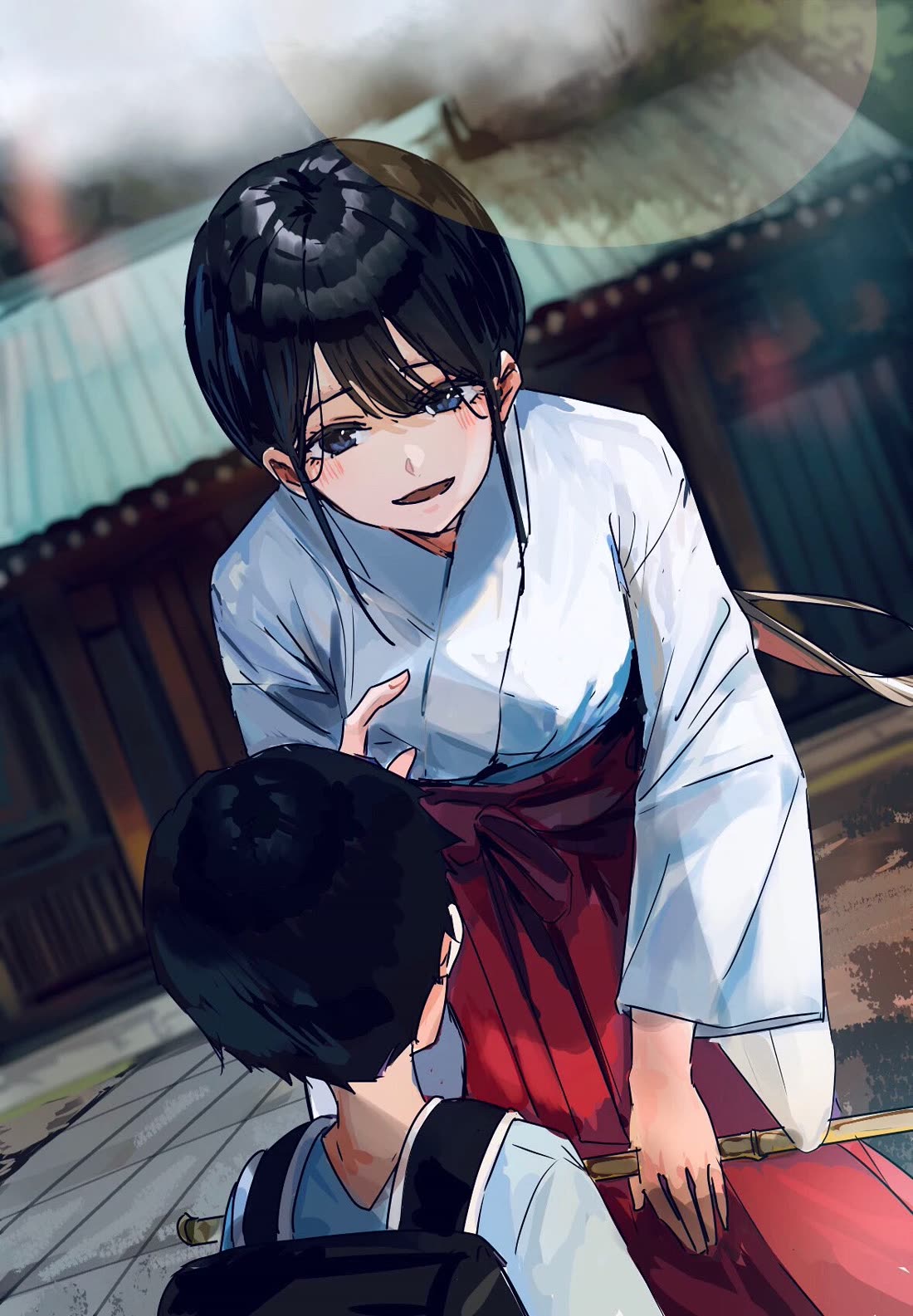 Kaii-san and I Chapter 1 page 1 - Chapter 1: Let's Do Something Fun in the Back