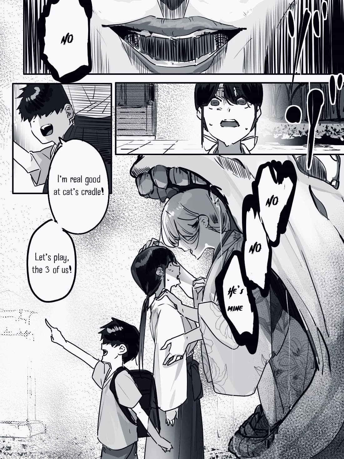 Kaii-san and I Chapter 1 page 2 - Chapter 1: Let's Do Something Fun in the Back