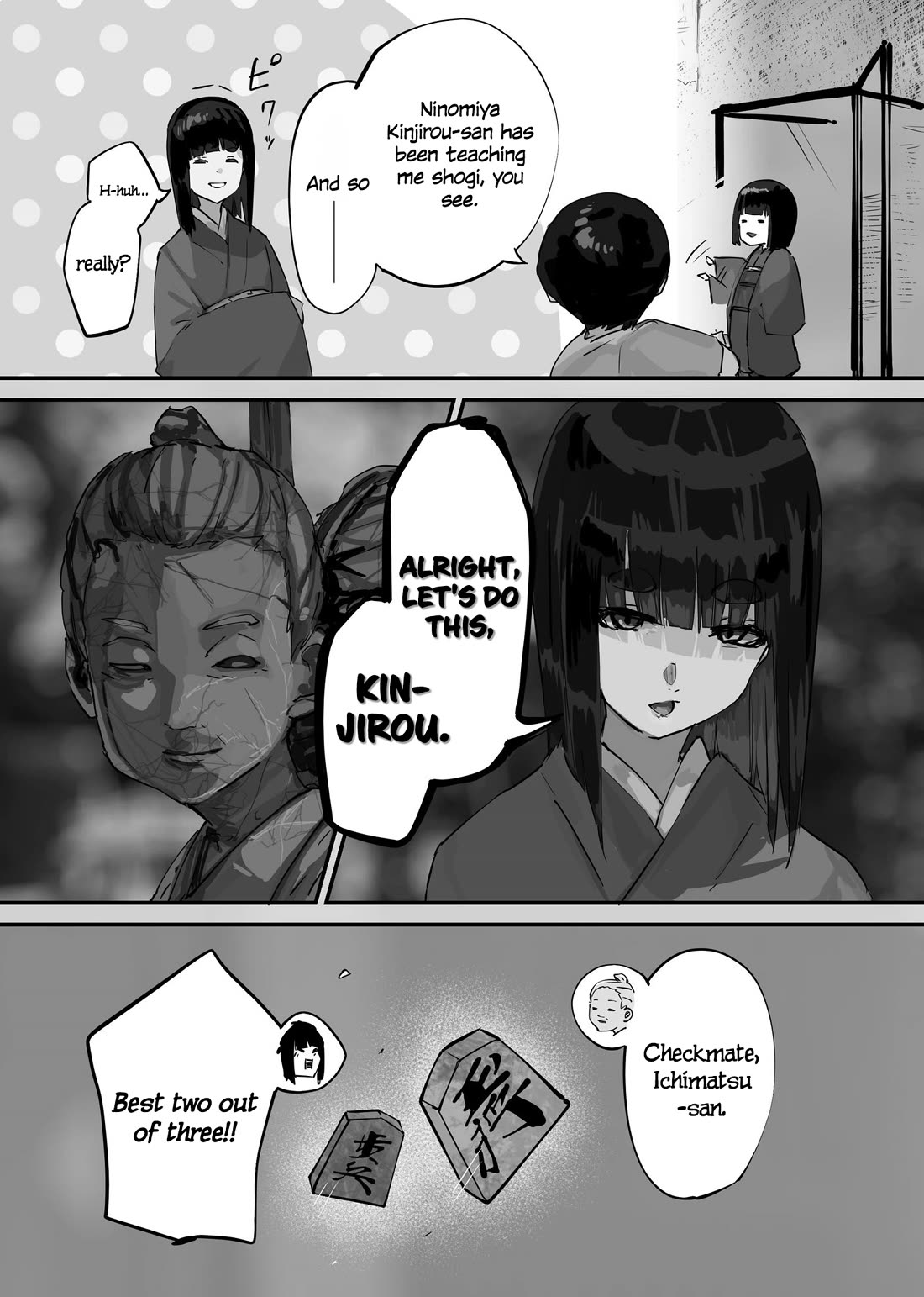 Kaii-san and I Chapter 104 page 1 - Chapter 104: Which is Worthier?
