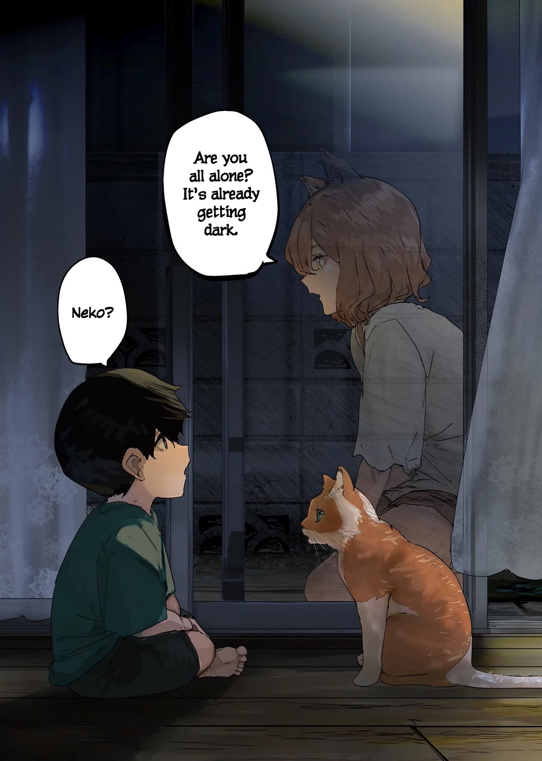Kaii-san and I Chapter 106 page 1 - Chapter 106: The Figure in the Reflection