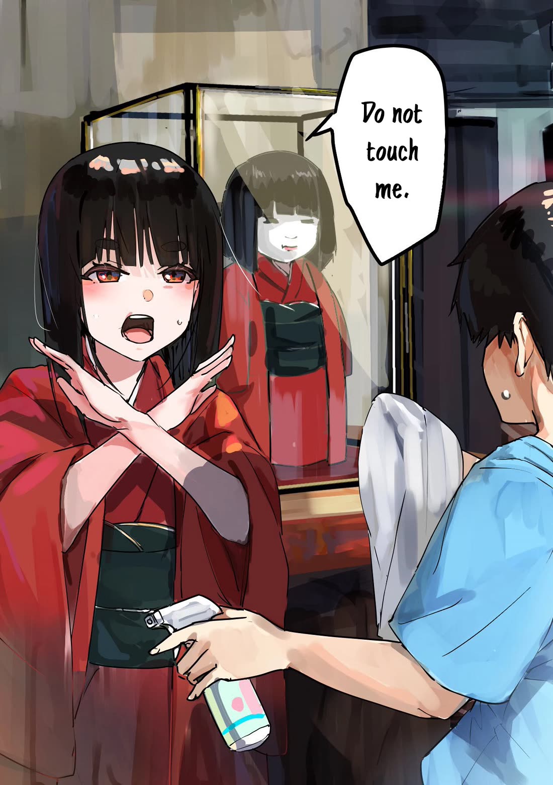 Kaii-san and I Chapter 11 page 1 - Chapter 11: The youth of Ichimatsu doll. (Part 2)