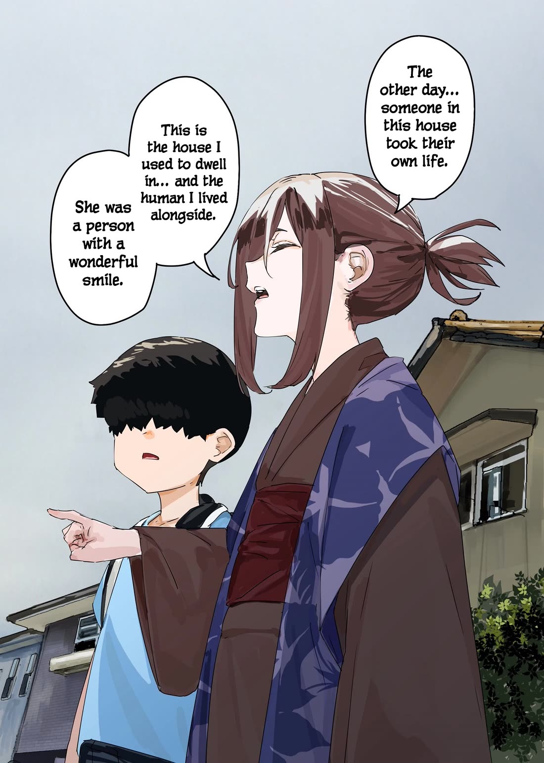 Kaii-san and I Chapter 114 page 1 - Chapter 114: Thanks to the Zashiki Warashi