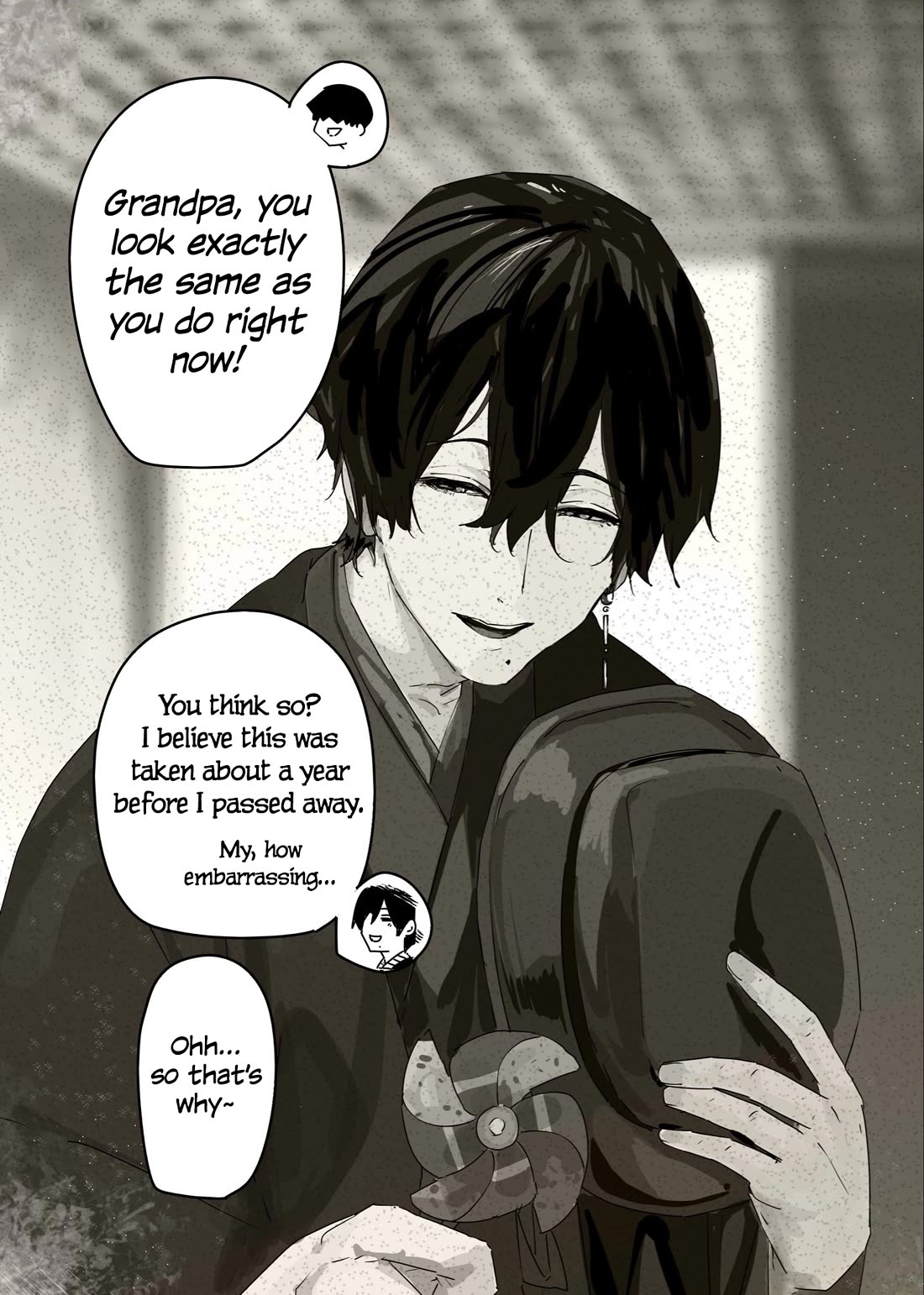 Kaii-san and I Chapter 117 page 1 - Chapter 117: Grandpa's Photo