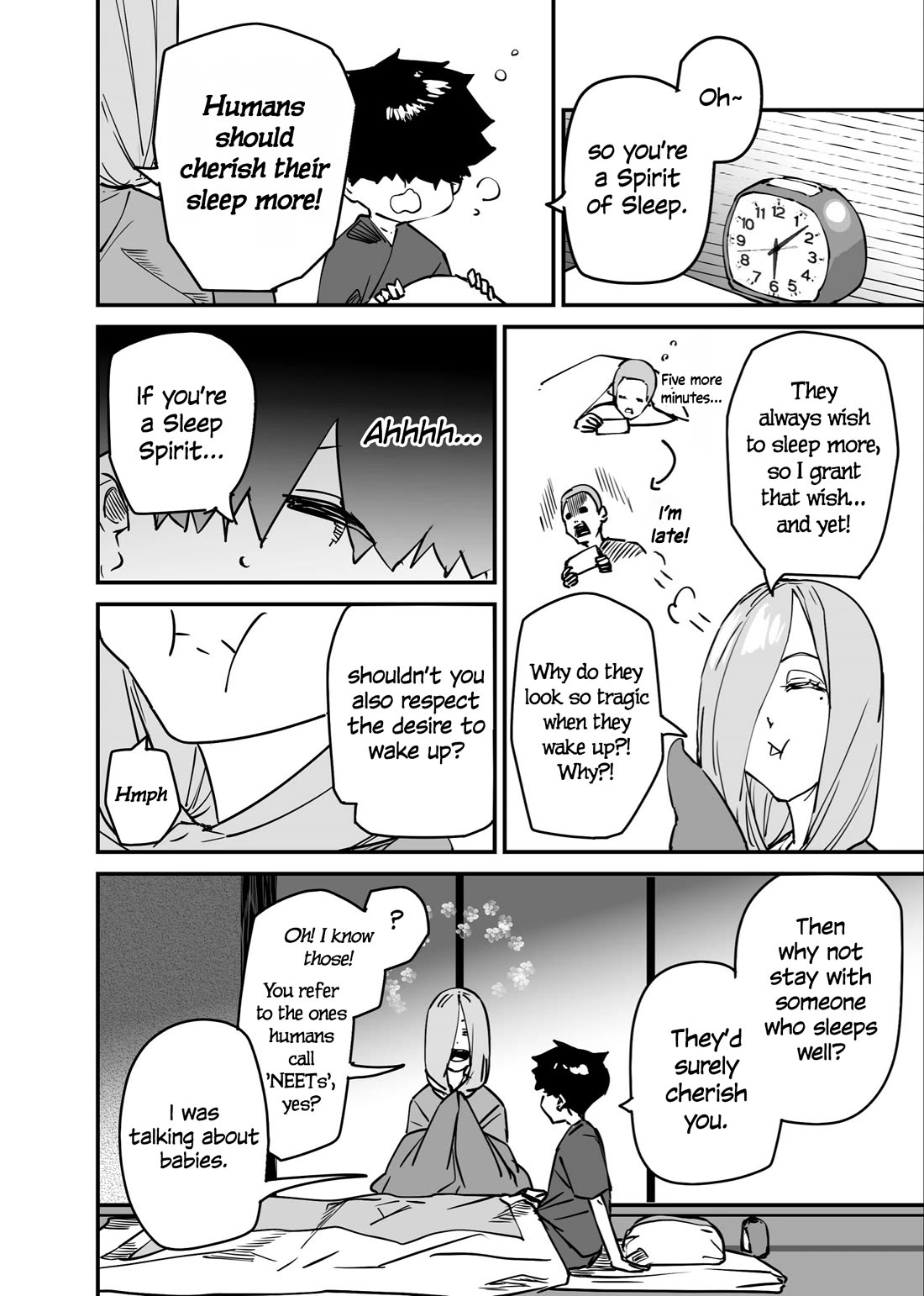 Kaii-san and I Chapter 118 page 2 - Chapter 118: Farewell, Spirit of Sleeping In