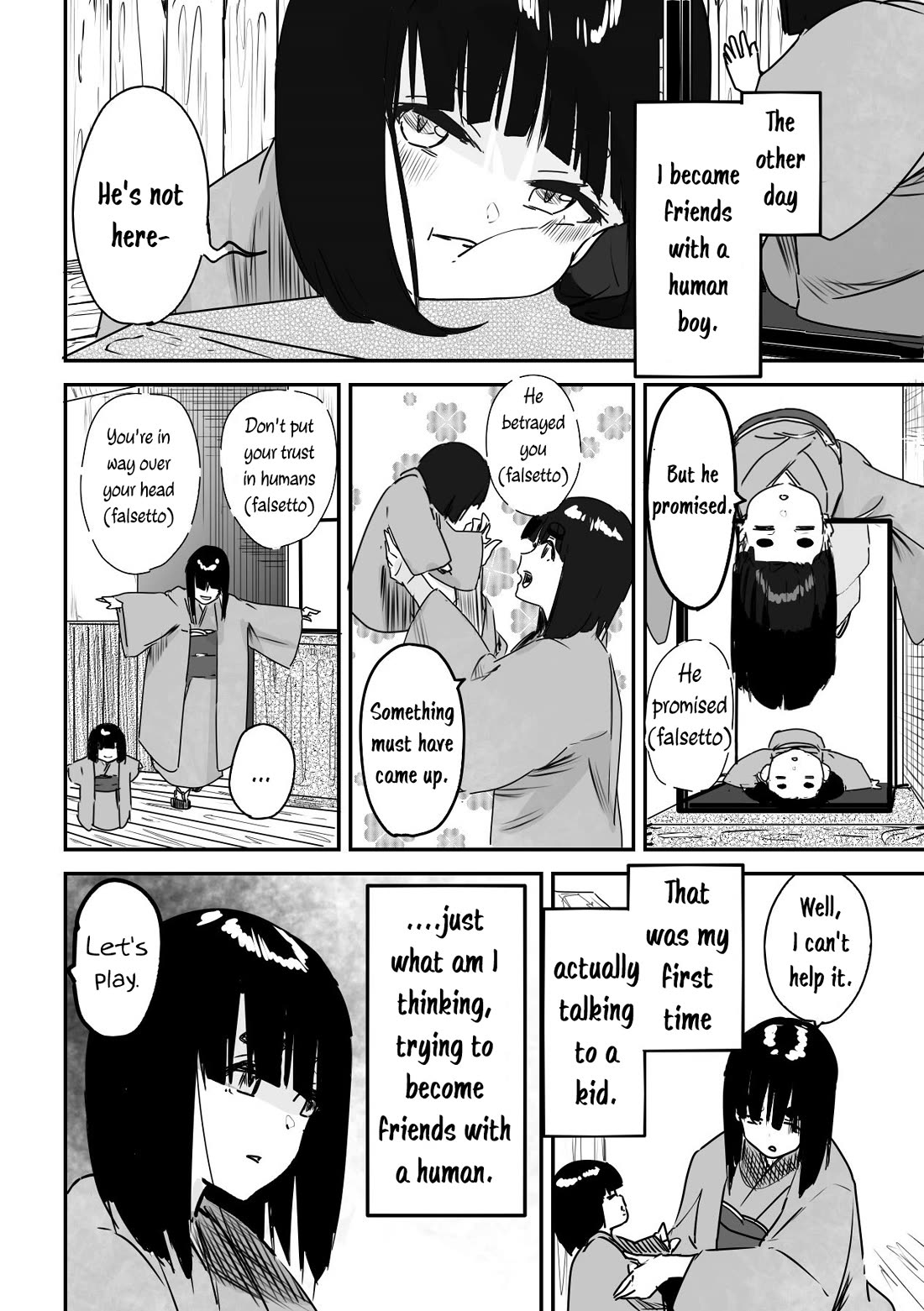 Kaii-san and I Chapter 12 page 2 - Chapter 12: The youth of Ichimatsu doll. (Part 3)