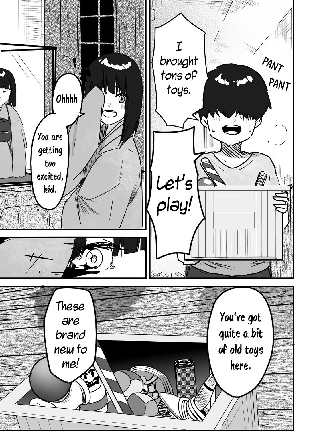 Kaii-san and I Chapter 12 page 5 - Chapter 12: The youth of Ichimatsu doll. (Part 3)