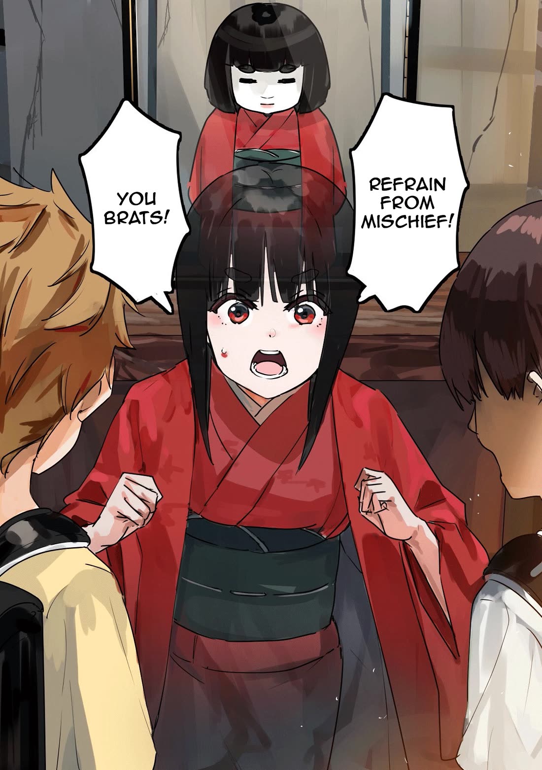 Kaii-san and I Chapter 14 page 1 - Chapter 14: Children Who Cannot See Me