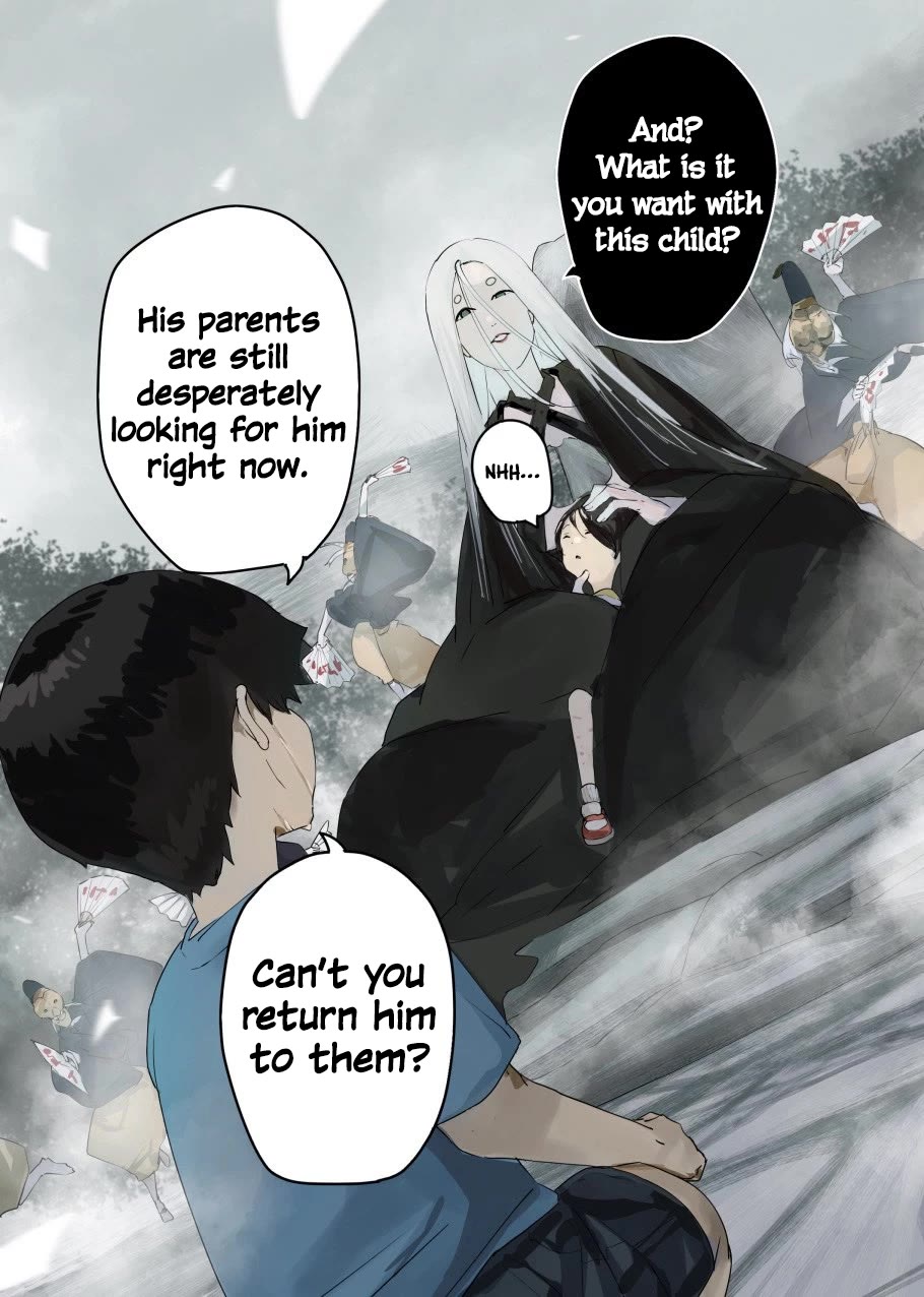 Kaii-san and I Chapter 142 page 1 - Chapter 142: The Four Children Consumed by the Mountain