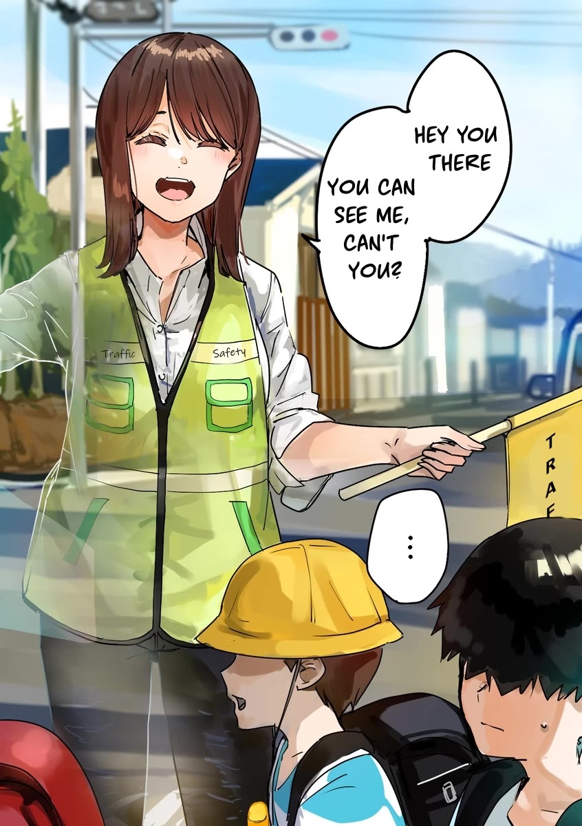 Kaii-san and I Chapter 16 page 1 - Chapter 16: Ghosts and Greetings