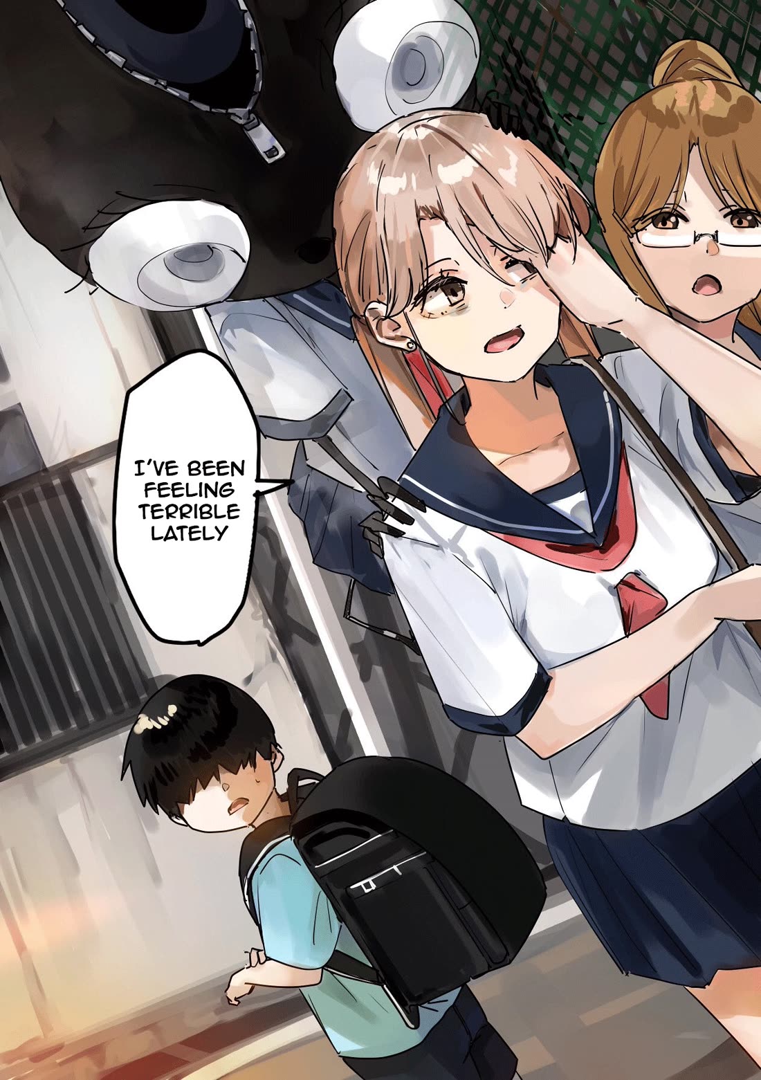 Kaii-san and I Chapter 17 page 1 - Chapter 17: Human Aid