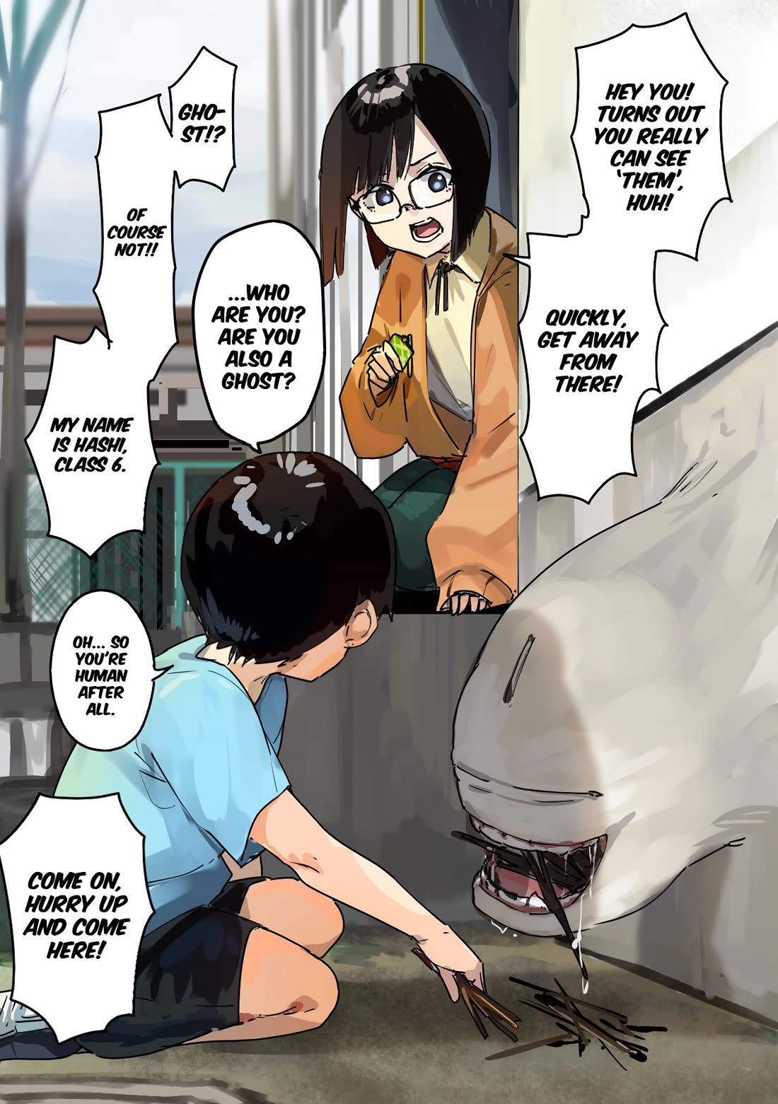 Kaii-san and I Chapter 24 page 2 - Chapter 24: People Who Can See And People Who Accidentally See
