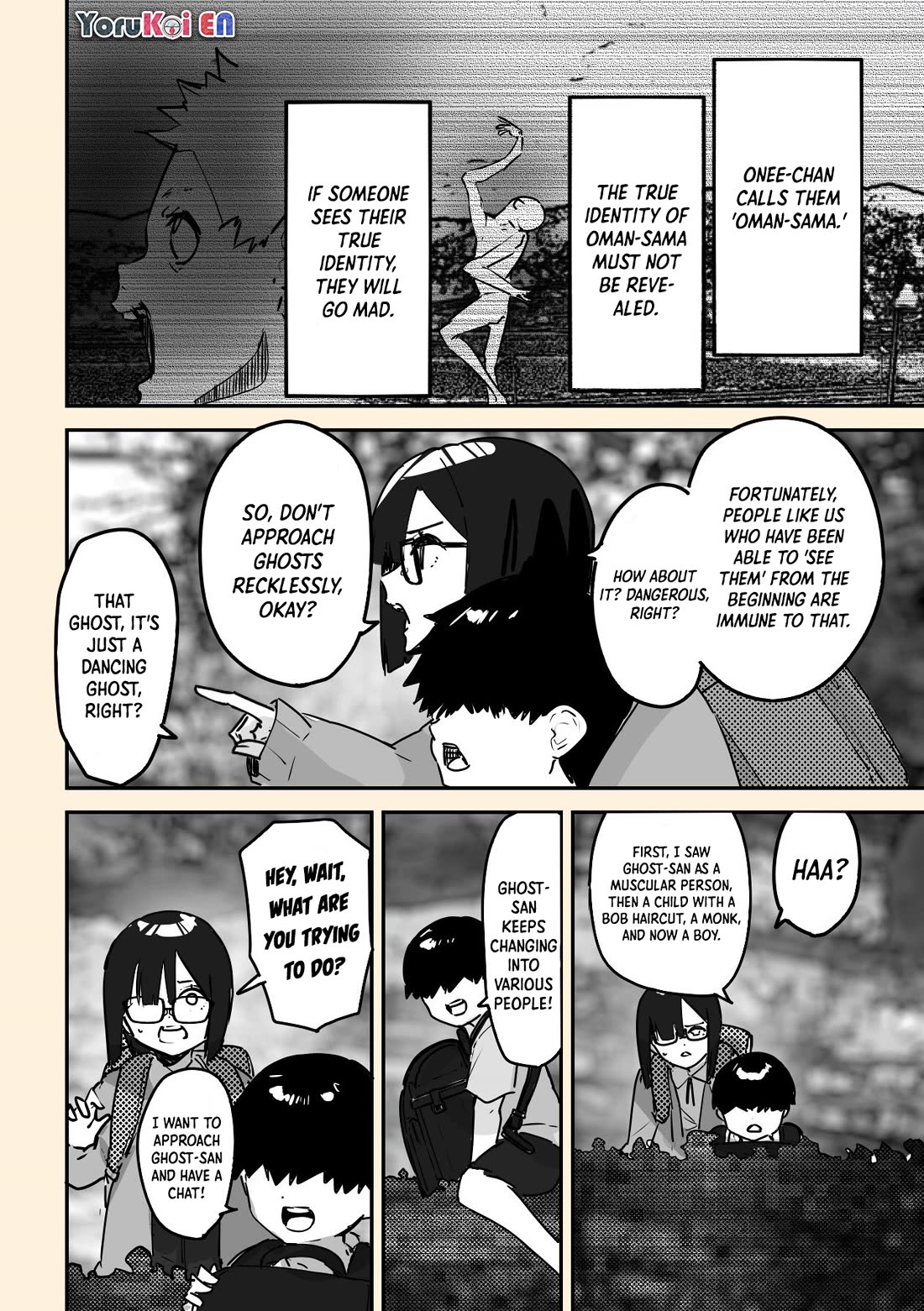 Kaii-san and I Chapter 26 page 3 - Chapter 26: The Dangerous Ghost