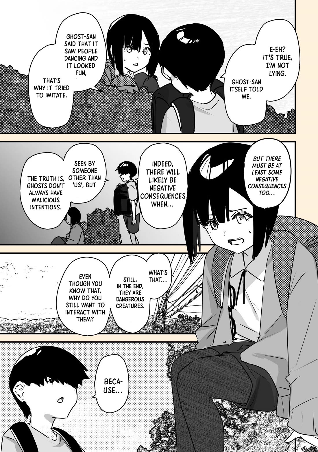 Kaii-san and I Chapter 26 page 6 - Chapter 26: The Dangerous Ghost
