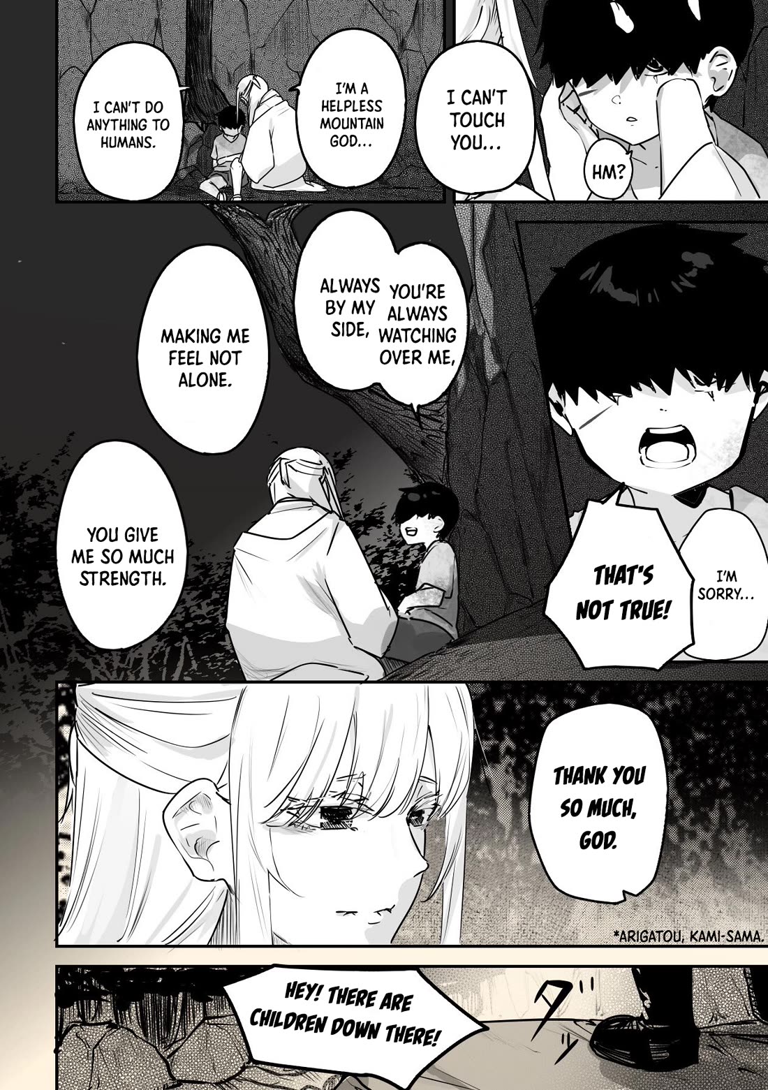 Kaii-san and I Chapter 28 page 3 - Chapter 28: The Mountain God Who Can't Do Anything