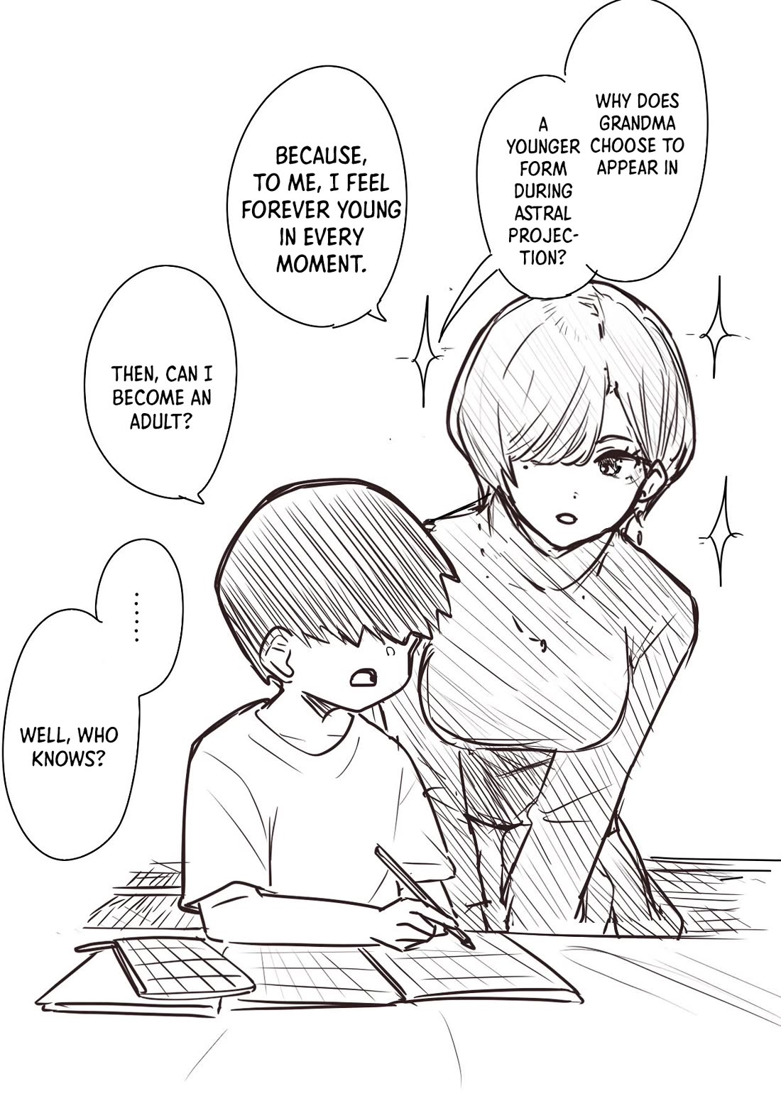 Kaii-san and I Chapter 31 page 5 - Chapter 31: Because I Want to Meet My Grandson