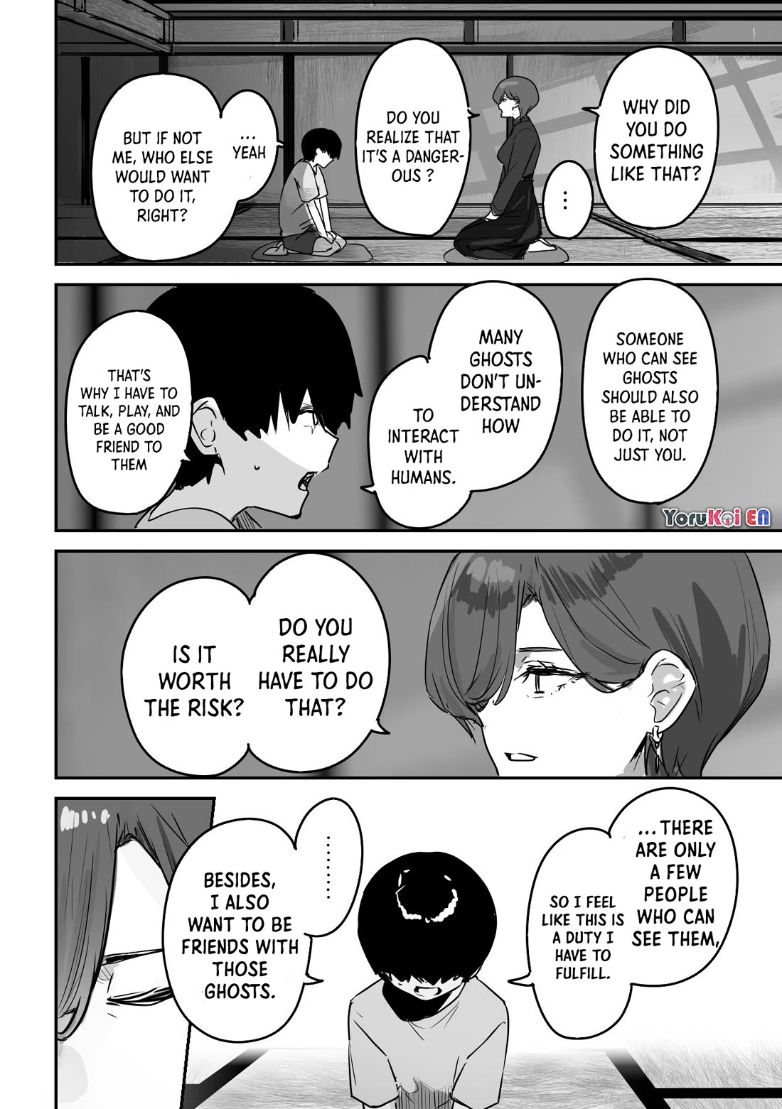 Kaii-san and I Chapter 32 page 5 - Chapter 32: Grandson Brings Them Home