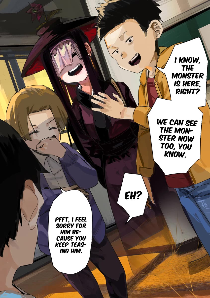 Kaii-san and I Chapter 33 page 2 - Chapter 33: Lie About Being Able To See
