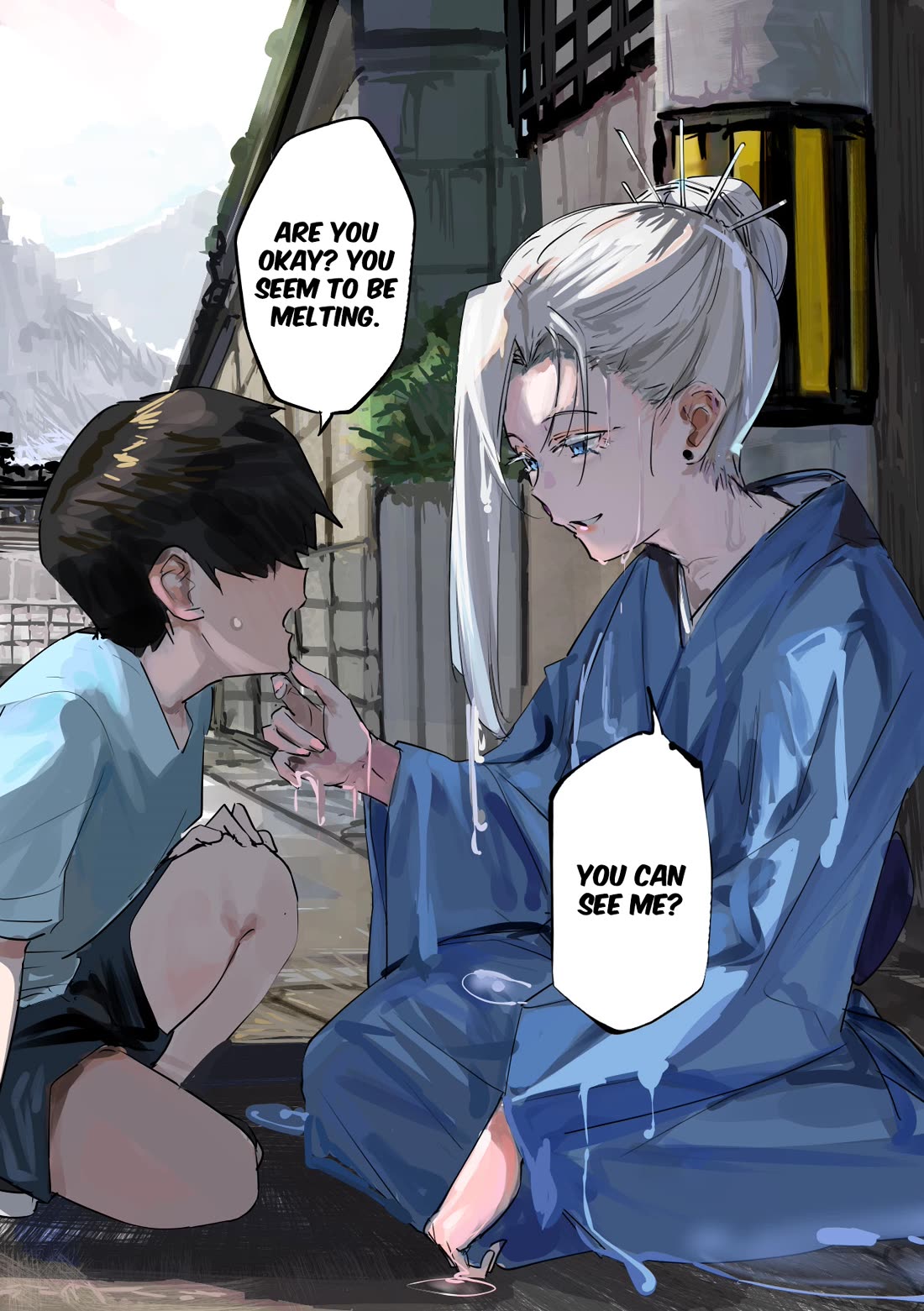 Kaii-san and I Chapter 40 page 2 - Chapter 40: Yuki-onna Who Couldn't Return to the Mountain