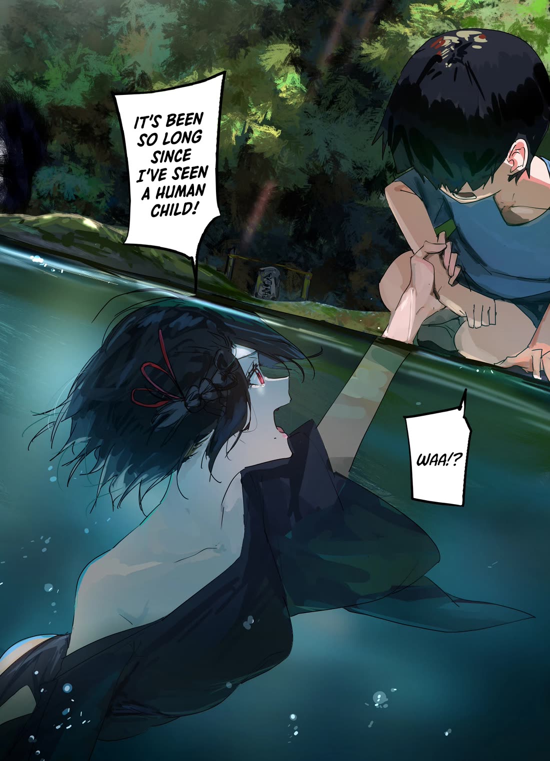Kaii-san and I Chapter 50 page 1 - Chapter 50: I Can Only Live Here
